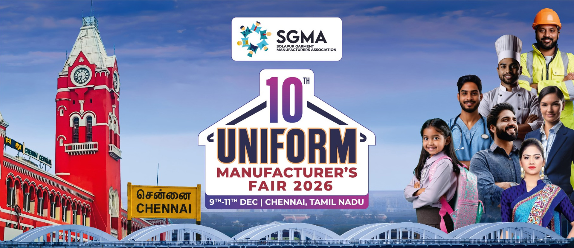 10th Uniform Manufacturer's Fair 2026, 9 to 11 December, Chennai, Tamil Nadu